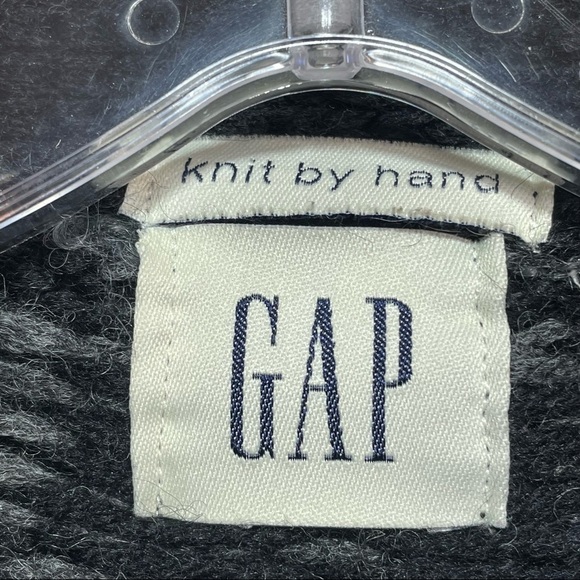 Gap Sweater Knit By Hand Womens Small Mohair Wool Aztec Western Open Cardigan - Picture 3 of 9